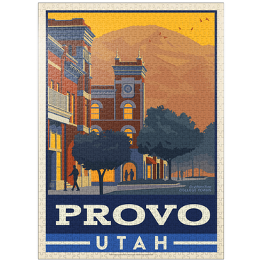 puzzleplate American College Towns: Provo, Utah 1000 Jigsaw Puzzle