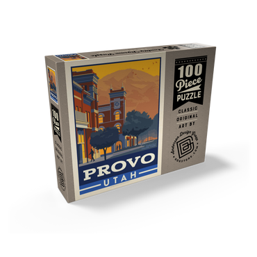American College Towns: Provo, Utah 100 Jigsaw Puzzle box view2