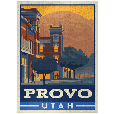 puzzleplate American College Towns: Provo, Utah 300 Jigsaw Puzzle