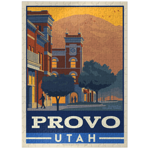 puzzleplate American College Towns: Provo, Utah 300 Jigsaw Puzzle