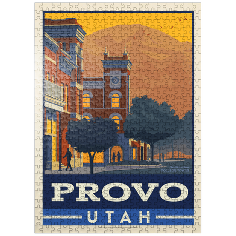 puzzleplate American College Towns: Provo, Utah 500 Jigsaw Puzzle