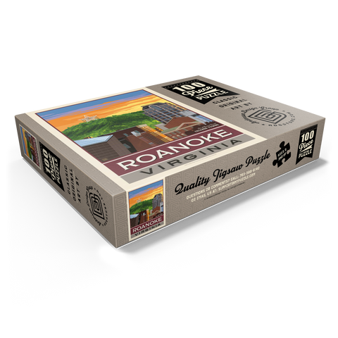 American College Towns: Roanoke, VA 100 Jigsaw Puzzle box view1