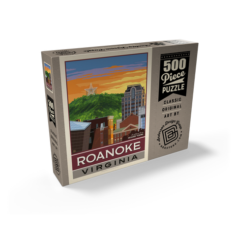 American College Towns: Roanoke, VA 500 Jigsaw Puzzle box view2