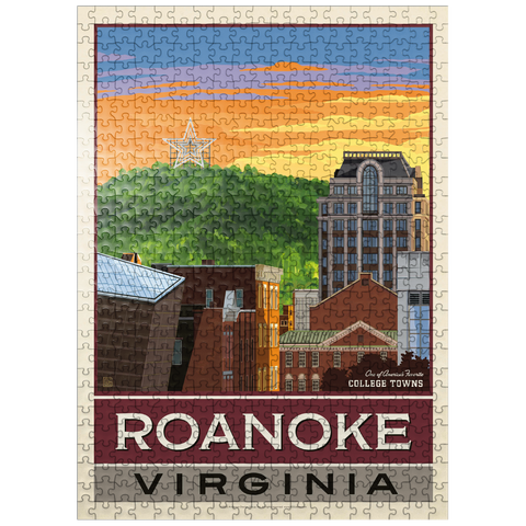 puzzleplate American College Towns: Roanoke, VA 500 Jigsaw Puzzle