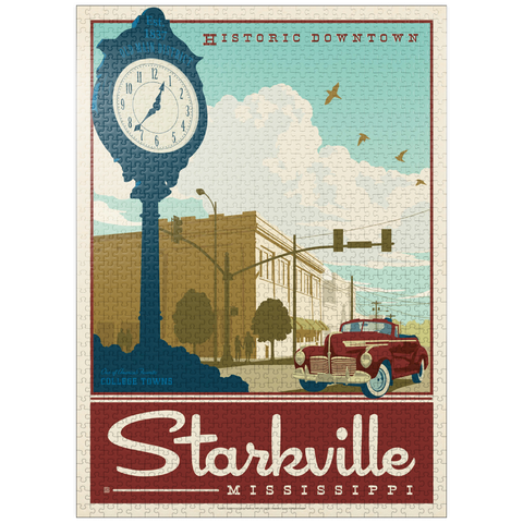 puzzleplate American College Towns: Starkville, MS 1000 Jigsaw Puzzle