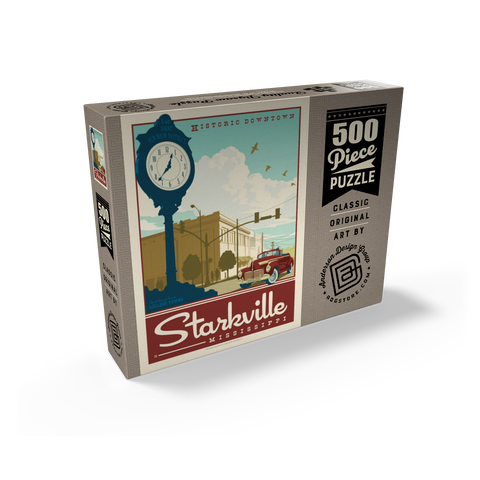 American College Towns: Starkville, MS 500 Jigsaw Puzzle box view2