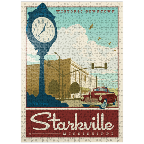 puzzleplate American College Towns: Starkville, MS 500 Jigsaw Puzzle