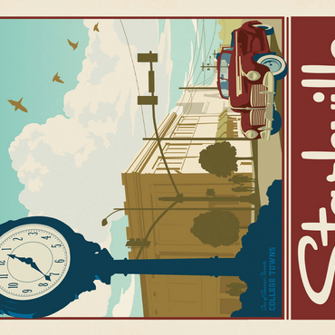 American College Towns: Starkville, MS 500 Jigsaw Puzzle 3D Modell