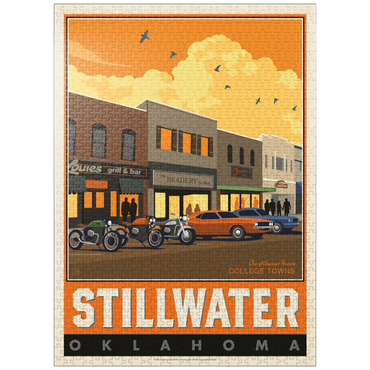 puzzleplate American College Towns: Stillwater, OK 1000 Jigsaw Puzzle