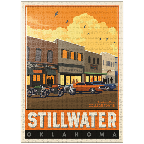 puzzleplate American College Towns: Stillwater, OK 1000 Jigsaw Puzzle
