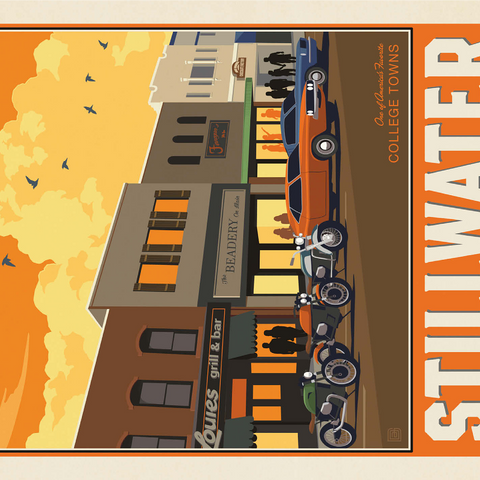American College Towns: Stillwater, OK 1000 Jigsaw Puzzle 3D Modell