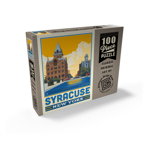 American College Towns: Syracuse, NY 100 Jigsaw Puzzle box view2