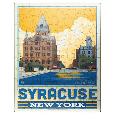 puzzleplate American College Towns: Syracuse, NY 100 Jigsaw Puzzle