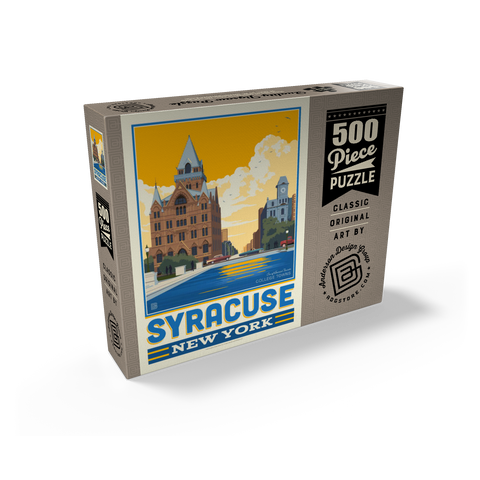 American College Towns: Syracuse, NY 500 Jigsaw Puzzle box view2