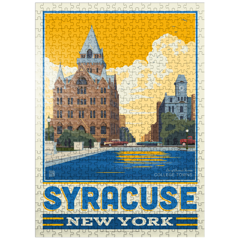 puzzleplate American College Towns: Syracuse, NY 500 Jigsaw Puzzle