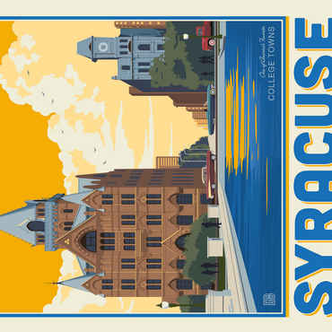 American College Towns: Syracuse, NY 500 Jigsaw Puzzle 3D Modell