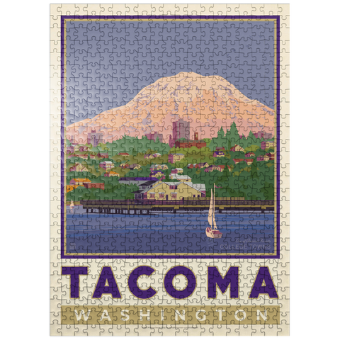 puzzleplate American College Towns: Tacoma, WA 500 Jigsaw Puzzle