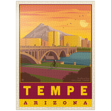 puzzleplate American College Towns: Tempe, AZ 1000 Jigsaw Puzzle