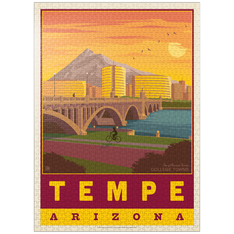 puzzleplate American College Towns: Tempe, AZ 1000 Jigsaw Puzzle