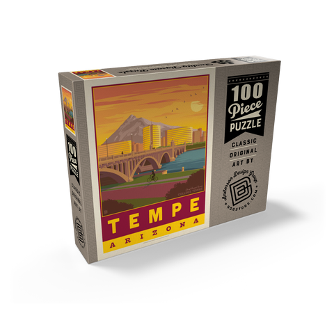 American College Towns: Tempe, AZ 100 Jigsaw Puzzle box view2