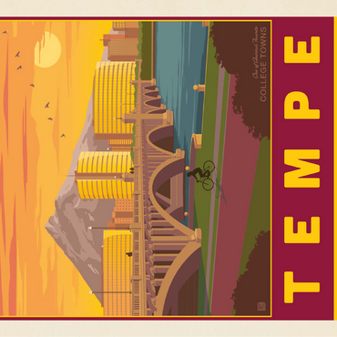 American College Towns: Tempe, AZ 100 Jigsaw Puzzle 3D Modell