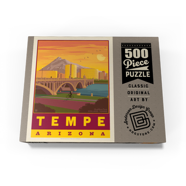 American College Towns: Tempe, AZ 500 Jigsaw Puzzle box view3