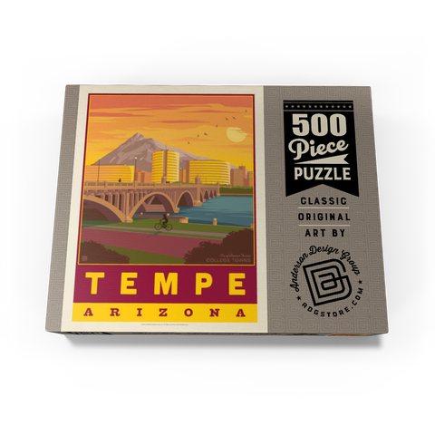 American College Towns: Tempe, AZ 500 Jigsaw Puzzle box view3