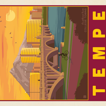 American College Towns: Tempe, AZ 500 Jigsaw Puzzle 3D Modell