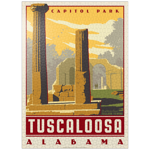 puzzleplate American College Towns: Tuscaloosa, AL 1000 Jigsaw Puzzle