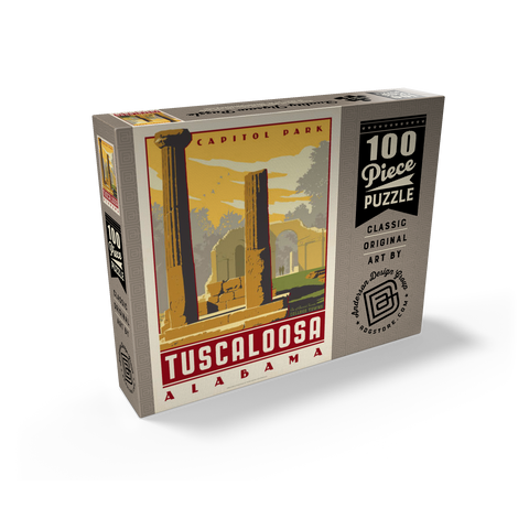 American College Towns: Tuscaloosa, AL 100 Jigsaw Puzzle box view2