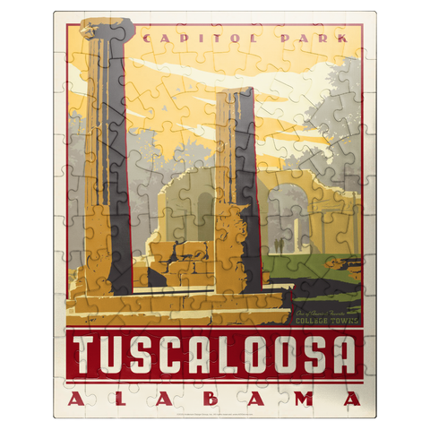 puzzleplate American College Towns: Tuscaloosa, AL 100 Jigsaw Puzzle