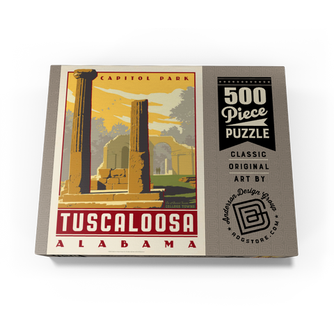 American College Towns: Tuscaloosa, AL 500 Jigsaw Puzzle box view3