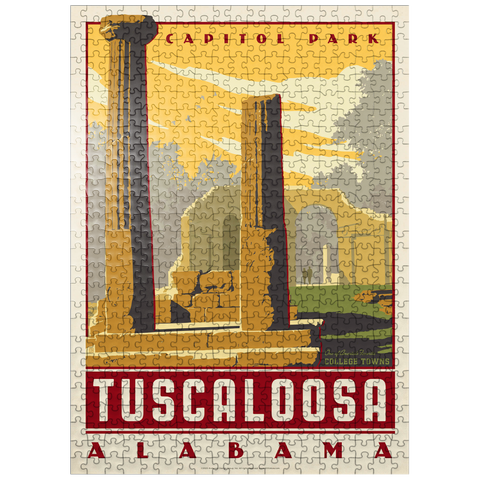 puzzleplate American College Towns: Tuscaloosa, AL 500 Jigsaw Puzzle