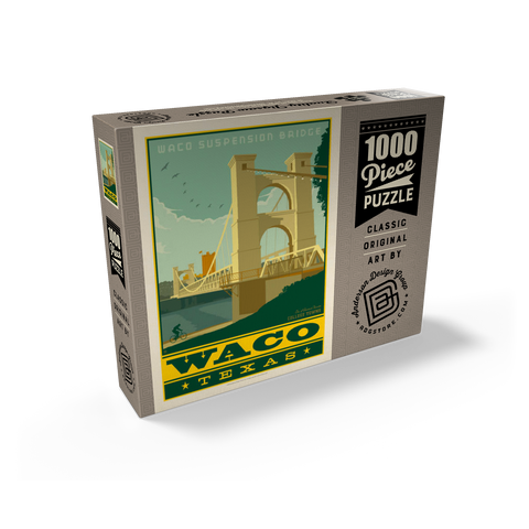 American College Towns: Waco, Texas 1000 Jigsaw Puzzle box view2