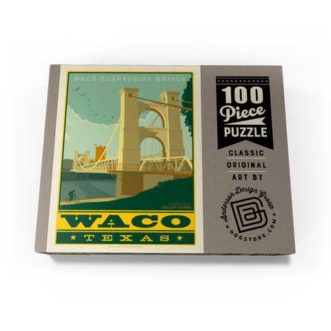 American College Towns: Waco, Texas 100 Jigsaw Puzzle box view3