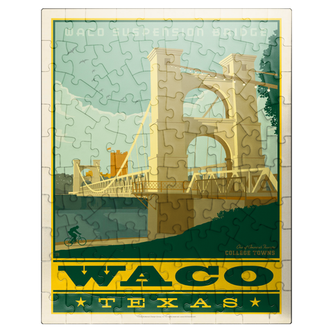 puzzleplate American College Towns: Waco, Texas 100 Jigsaw Puzzle