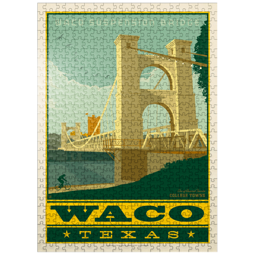 puzzleplate American College Towns: Waco, Texas 500 Jigsaw Puzzle