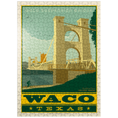 puzzleplate American College Towns: Waco, Texas 500 Jigsaw Puzzle