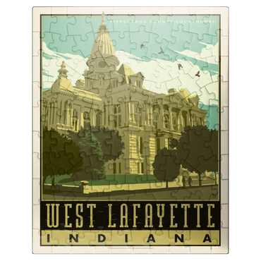 puzzleplate American College Towns: West Lafayette 100 Jigsaw Puzzle