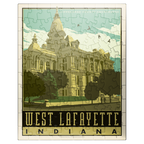 puzzleplate American College Towns: West Lafayette 100 Jigsaw Puzzle