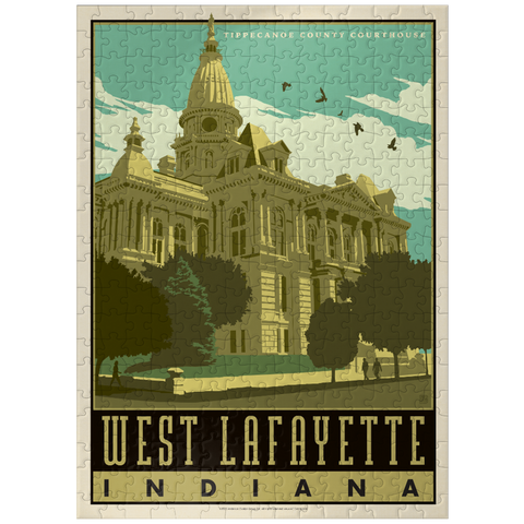 puzzleplate American College Towns: West Lafayette 300 Jigsaw Puzzle