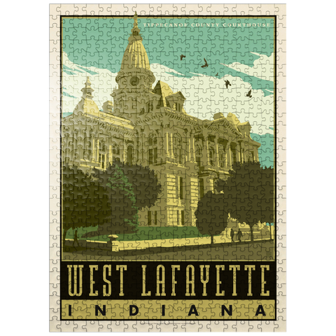 puzzleplate American College Towns: West Lafayette 500 Jigsaw Puzzle
