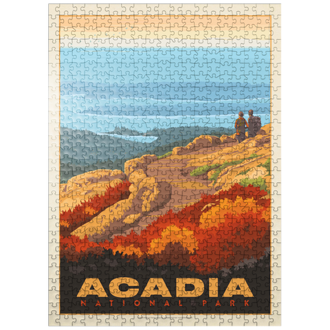 puzzleplate Acadia National Park: Cadillac Mountain 500 Jigsaw Puzzle