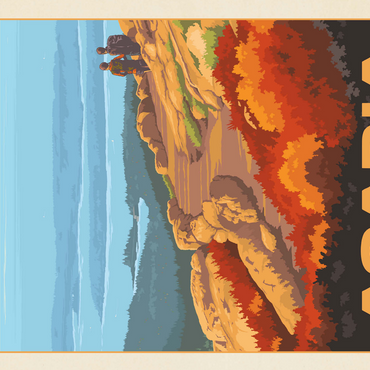 Acadia National Park: Cadillac Mountain 500 Jigsaw Puzzle 3D Modell