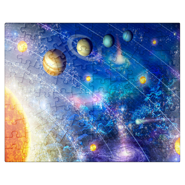 puzzleplate Solar System, Celestial Ocean - Random Galaxy 100 Jigsaw Puzzle