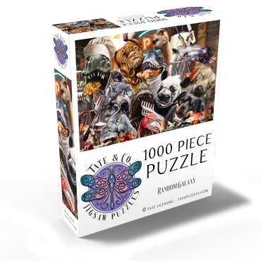 Animal Restaurant, Pet Selfie - Random Galaxy 1000 Jigsaw Puzzle box view2