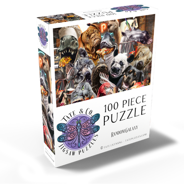 Animal Restaurant, Pet Selfie - Random Galaxy 100 Jigsaw Puzzle box view2