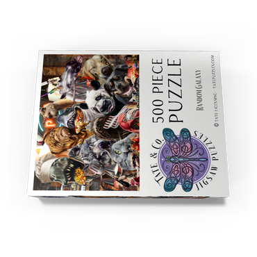 Animal Restaurant, Pet Selfie - Random Galaxy 500 Jigsaw Puzzle box view3