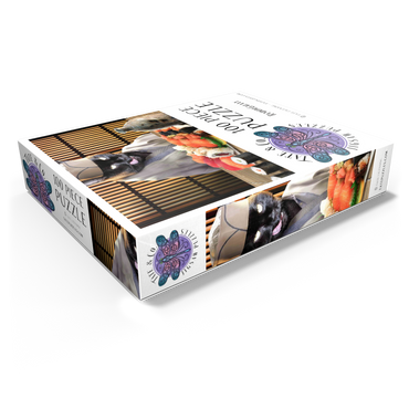 Black Cat Chef, Sushi Ramen - Random Galaxy 100 Jigsaw Puzzle box view1