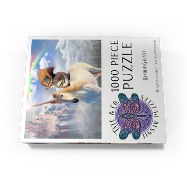 Squirrel Riding Unicorn - Random Galaxy 1000 Jigsaw Puzzle box view3